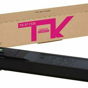 Kyocera TK-8115M Γνήσιο Toner Laser Εκτυπωτή Ματζέντα 6000 Σελίδων (1T02P3BNL0)