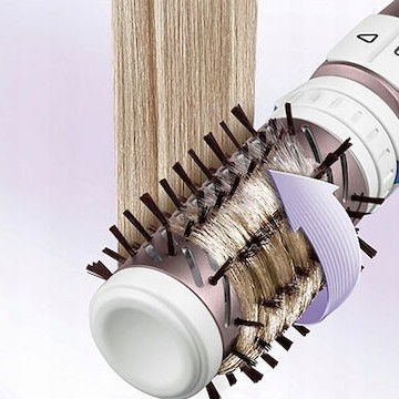 Rowenta Κεραμική Ηλεκτρική Βούρτσα με Αέρα & Περιστρεφόμενη Κεφαλή για Μπούκλες 1000W