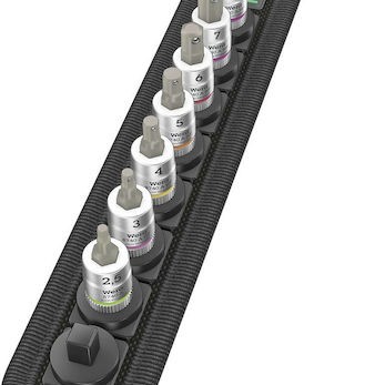 Wera Καρυδάκια με Μύτες Allen και Καρέ Υποδοχής 1/4'' Σετ 8τμχ