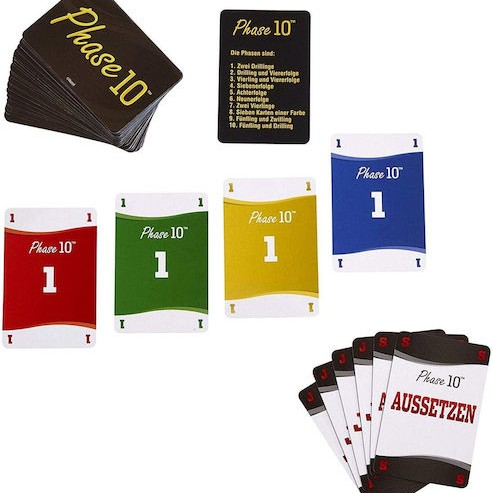 Επιτραπέζιο Παιχνίδι Phase 10 για 2-6 Παίκτες 7+ Ετών (GER) Mattel