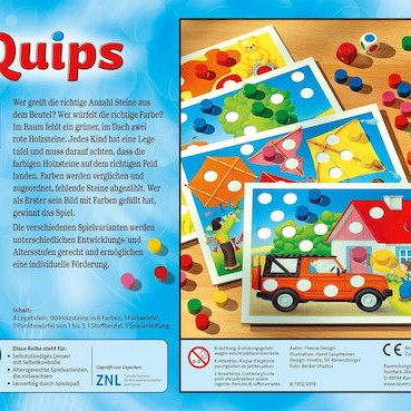 Επιτραπέζιο Παιχνίδι Quips για 2-4 Παίκτες 3+ Ετών Ravensburger