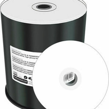 MediaRange Εγγράψιμα CD-R 52x Printable 700MB Cake Box 100τμχ