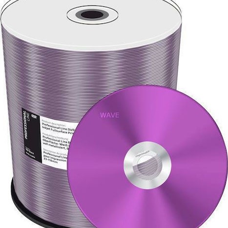 MediaRange Εγγράψιμα DVD-R 16x Printable 4.7GB 100τμχ