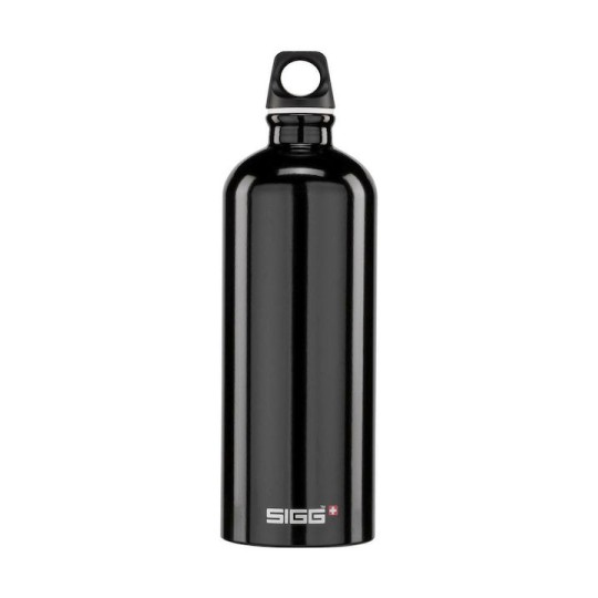 Sigg Water Bottle Traveller Παγούρι Αλουμινίου 1000ml Μαύρο