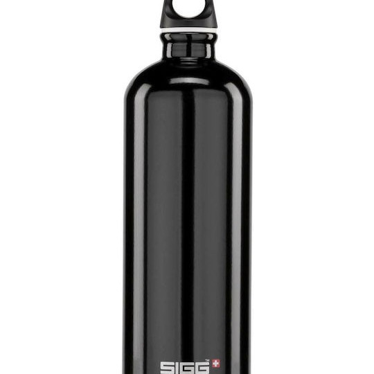 Sigg Water Bottle Traveller Παγούρι Αλουμινίου 1000ml Μαύρο