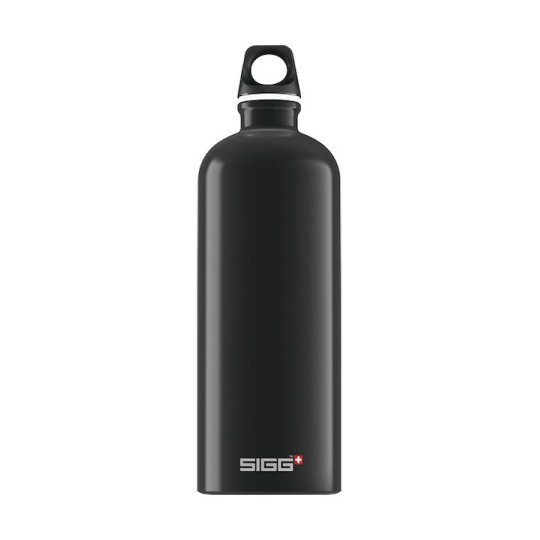Sigg Water Bottle Traveller Παγούρι Αλουμινίου 1000ml Μαύρο