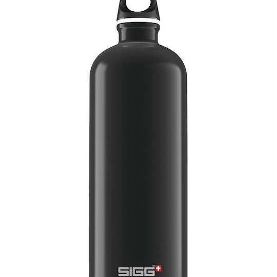 Sigg Water Bottle Traveller Παγούρι Αλουμινίου 1000ml Μαύρο