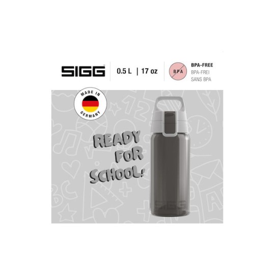 Sigg Viva One Πλαστικό Παγούρι 500ml Γκρι