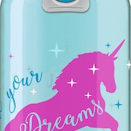 Sigg Viva One Παιδικό Παγούρι Μονόκερος Πλαστικό Non Spill Γαλάζιο 500ml