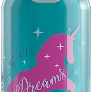 Sigg Viva One Παιδικό Παγούρι Μονόκερος Πλαστικό Non Spill Γαλάζιο 500ml