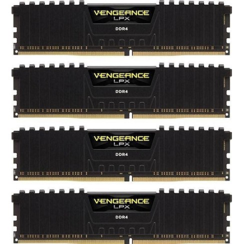 Corsair Vengeance LPX DDR4 32GB RAM με 4x8GB Modules και Ταχύτητα 3200 για Desktop