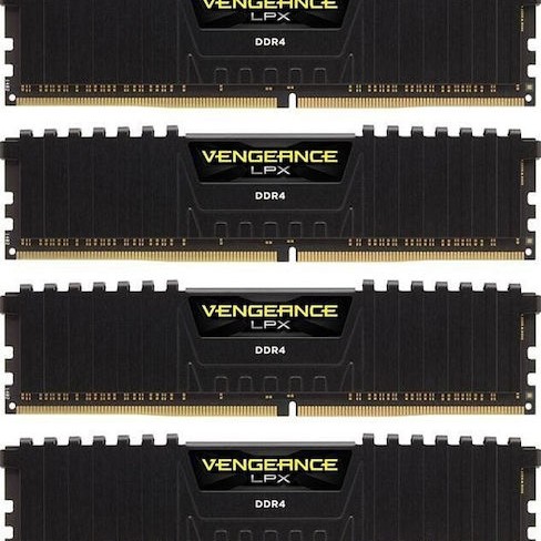 Corsair Vengeance LPX DDR4 32GB RAM με 4x8GB Modules και Ταχύτητα 3200 για Desktop