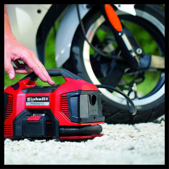 Einhell Τρόμπα Αυτοκινήτου Pressito 160PSI Επαναφορτιζόμενη 220V (Χωρίς Μπαταρία)