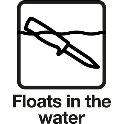 Fiskars K40 Μαχαίρι Μαύρο με Λάμα από Ανοξείδωτο Ατσάλι σε Θήκη