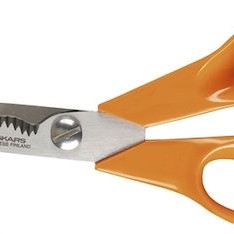Fiskars Ψαλίδι με Ανοξείδωτη Λεπίδα Πορτοκαλί 1τμχ