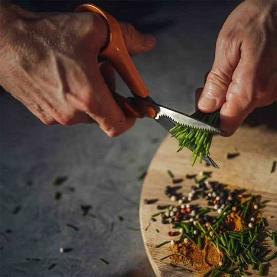 Fiskars Ψαλίδι με Ανοξείδωτη Λεπίδα Πορτοκαλί 1τμχ