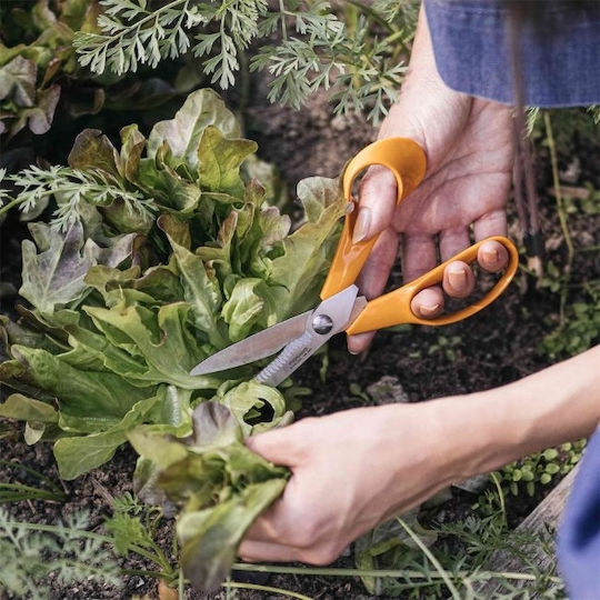 Fiskars Ψαλίδι με Ανοξείδωτη Λεπίδα Πορτοκαλί 1τμχ