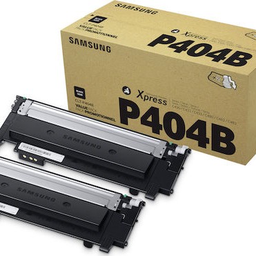 Samsung P404B Γνήσιο Multipack Toner Laser Εκτυπωτή Μαύρο 2τμχ (SU364A)