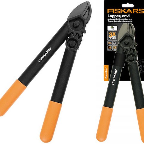 Fiskars PowerGear S L31 38cm Anvil Ψαλίδι Κλάδου 38cm για Κλαδιά έως 55mm