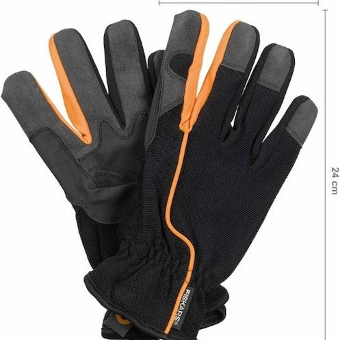 Fiskars Γάντια Εργασίας Κήπου Μαύρα