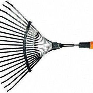 Fiskars 1000644 Τσουγκράνα Φύλλων Χειρός Quikfit