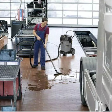 Karcher NT 70/2 Σκούπα Υγρών / Στερεών 2400W με Πλαστικό Κάδο 70lt