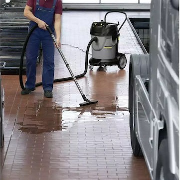 Karcher NT 70/2 Σκούπα Υγρών / Στερεών 2400W με Πλαστικό Κάδο 70lt