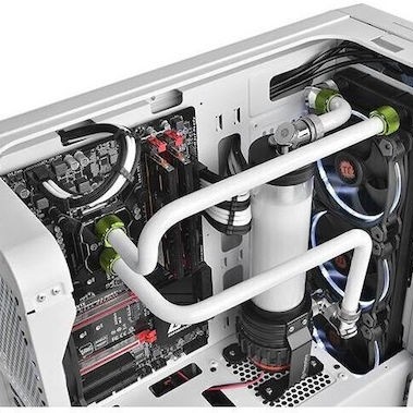 Thermaltake Pacific C-PRO G1/4 PETG Tube 16mm OD Compression Fittings Πράσινο