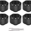 Thermaltake Pacific C-PRO G1/4 PETG Tube 16mm OD Compression Black (6-Pack Fittings)