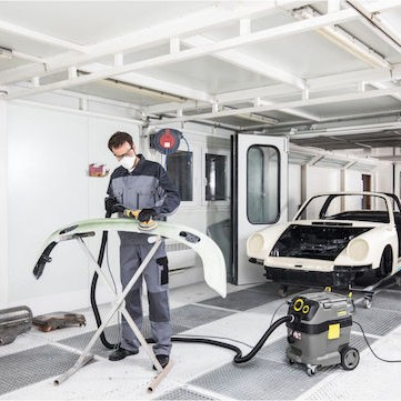 Karcher NT 30/1 Tact Te M Σκούπα Υγρών / Στερεών 1380W με Πλαστικό Κάδο 30lt