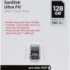 Sandisk Ultra Fit 128GB USB 3.1 Stick Μαύρο