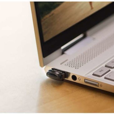 Sandisk Ultra Fit 128GB USB 3.1 Stick Μαύρο