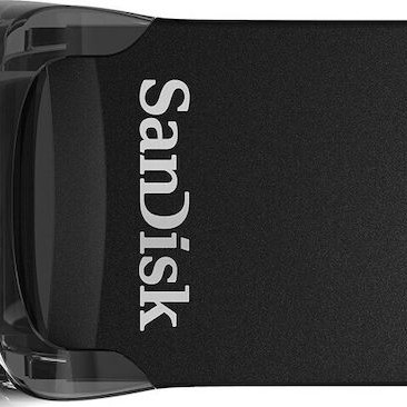Sandisk Ultra Fit 128GB USB 3.1 Stick Μαύρο