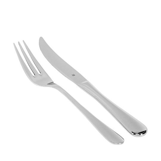 WMF Steakbesteck Σετ Μαχαιροπίρουνα Ασημί Ανοξείδωτα 12τμχ