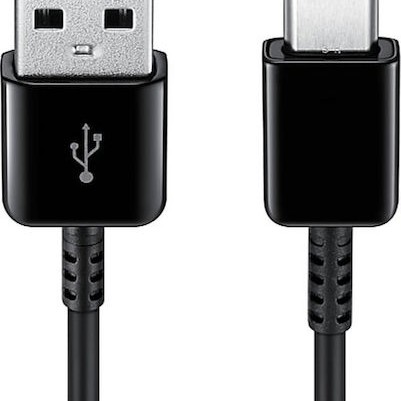 Samsung USB 2.0 Cable USB-C male - USB-A Μαύρο 1.5m (EP-DG930IBEGWW)
