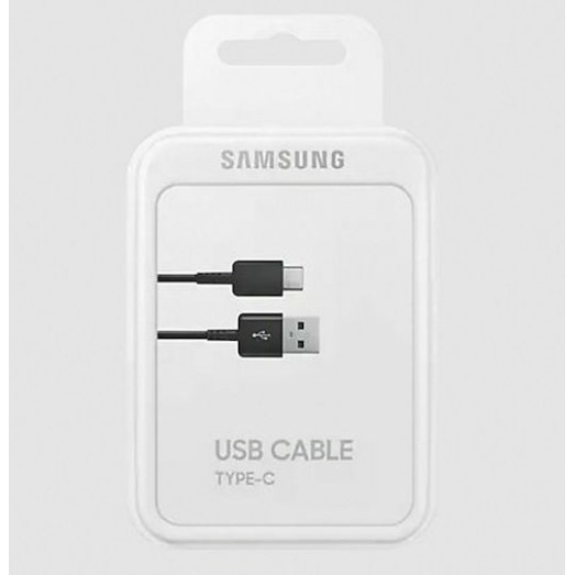 Samsung USB 2.0 Cable USB-C male - USB-A Μαύρο 1.5m (EP-DG930IBEGWW)