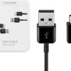 Samsung USB 2.0 Cable USB-C male - USB-A Μαύρο 1.5m (EP-DG930IBEGWW)