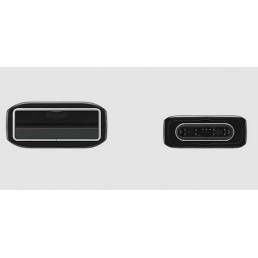 Samsung USB 2.0 Cable USB-C male - USB-A Μαύρο 1.5m (EP-DG930IBEGWW)