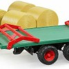 Bruder Bale Transport Trailer with 8 Round Bales για 3+ Ετών