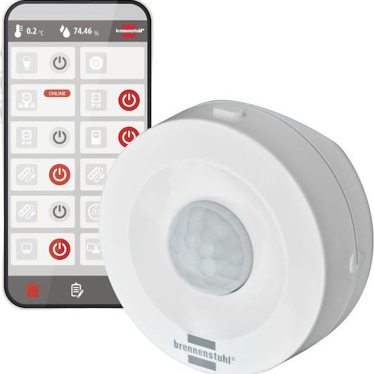 Brennenstuhl Αισθητήρας Κίνησης σε Λευκό Χρώμα 1293900