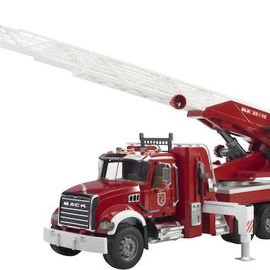 Bruder Φορτηγό Mack Granite Fire Engine with Water Pump για 3+ Ετών