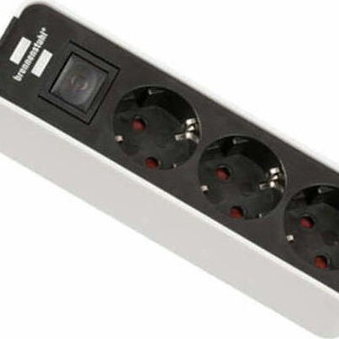 Brennenstuhl Πολύπριζο 3 Θέσεων με Διακόπτη και Καλώδιο 1.5m