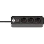 Brennenstuhl Πολύπριζο 3 Θέσεων με Διακόπτη και Καλώδιο 1.5m