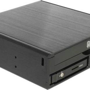 DeLock Mobile Rack for 1 x 5.25″ Slim Drive + 2 x 2.5″