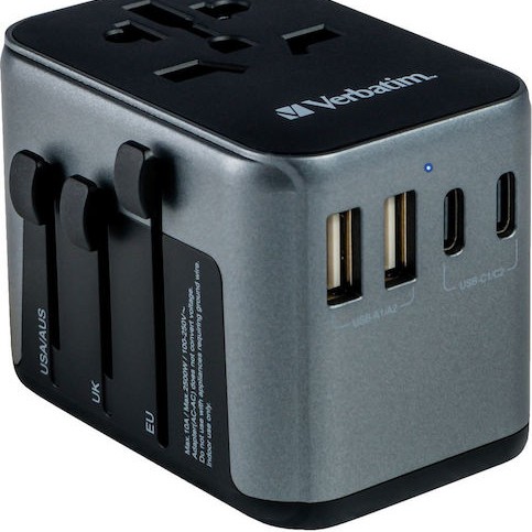 Verbatim UTA-03 Αντάπτορας Πρίζας από Universal σε Universal