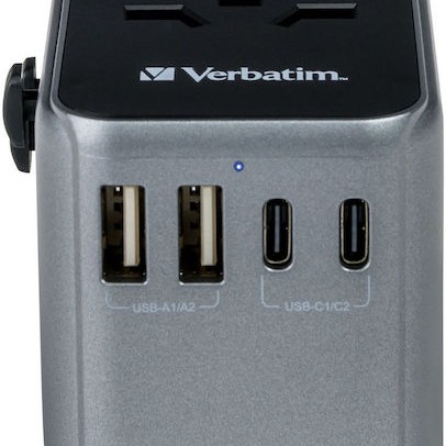 Verbatim UTA-03 Αντάπτορας Πρίζας από Universal σε Universal