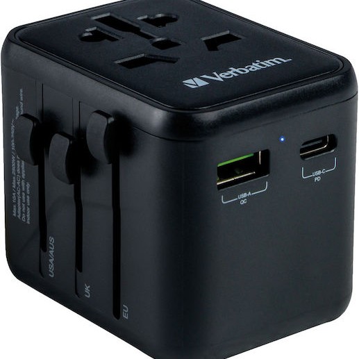 Verbatim Αντάπτορας Πρίζας από Universal σε Universal