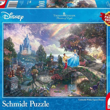 Puzzle Thomas Kinkade Disney Σταχτοπούτα 2D 1000 Κομμάτια