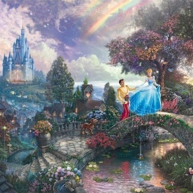 Puzzle Thomas Kinkade Disney Σταχτοπούτα 2D 1000 Κομμάτια