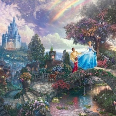 Puzzle Thomas Kinkade Disney Σταχτοπούτα 2D 1000 Κομμάτια
